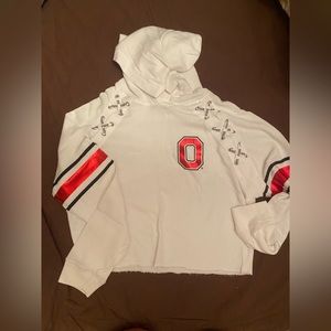 Adorable Ohio State Cropped Hoodie
